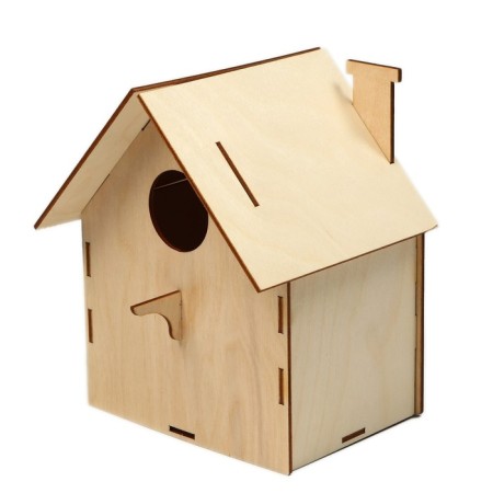 The birdhouse "Gnezdshko", 15.5 × 11.5 × 12 cm, Greengo-10