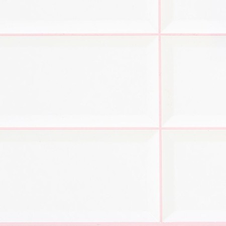 PVC tile panel white pink seam 955*480-1