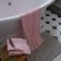 Trick Love Life Border, 30x60 cm, pink color, 100% cotton, 380 g/m2