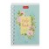 Notebook, A7, 40 sheets, in a cage, on a crest, Floral Dreams, cover Cardon Cover, OFSET block