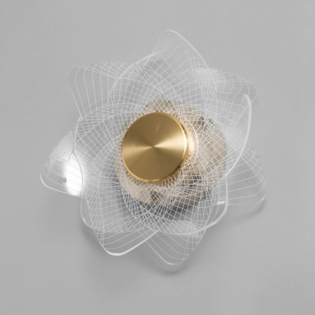 Bra "Amadeus" Led 3000k gold 20x20x10cm-1