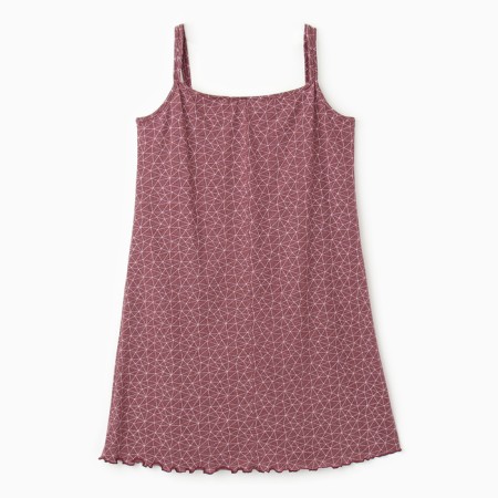 Night shirt female "Olivia", Bordeaux color, size 46-5