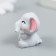 Figure for Florarium Polystone "Baby Elephant" 3.2x2.9 cm