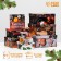 A set of boxes 10 in 1 "Mandarins", 25.5 x 25.5 x 13 - 7 x 7 x 4 cm