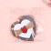 Wooden suspension "Heart"