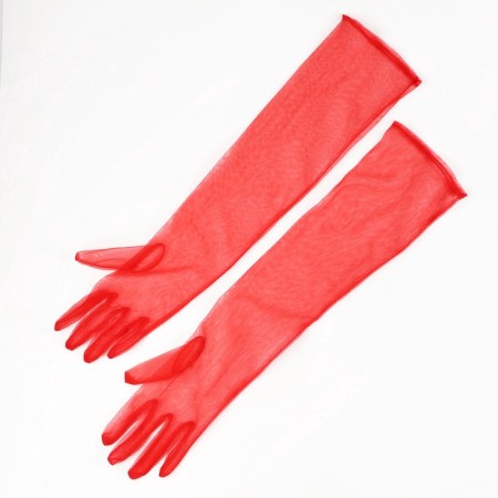 Carnival set "Valentine": beret, gloves, chocker, stockings-3