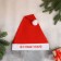 New Year's cap "Happy New Year" Snowflake Kayma, 27x36 cm, red