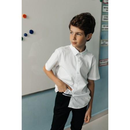 Surchachka upper for ISee boys, height 122-128 cm, white color-8