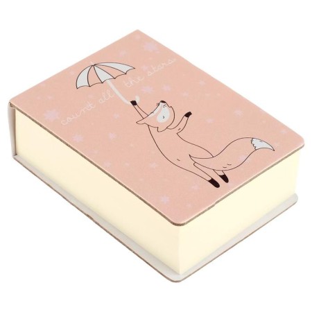 Notepad B8, 63 x 83 mm, 250 sheets Smart Journal, hard cover, tinted block 70 g/m2, mix-3