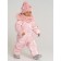 Children's knitted set for girls: hat and snood, size 46