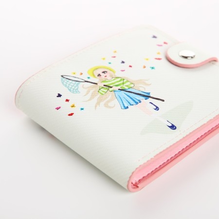 Wallet on the button, the color is blue-2