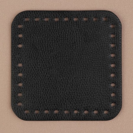 Donce for a bag, square, 15 × 15 × 0.3 cm, black color-1