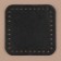 Donce for a bag, square, 15 × 15 × 0.3 cm, black color