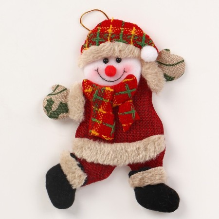 New Year's set for creativity. Set a mug for coloring with a soft toy "New Year! Snowman ", 300 ml-10