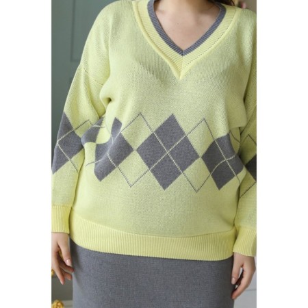 Female pool Wisell, size 52, yellow color-1