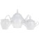 Tea Service 6/9 BERNADOTTE, Decor "Decol, Platinum layout", 15 items