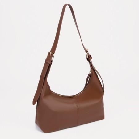 Bag-bag, lightning department, adjustable belt, brown color-1
