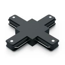 Connector (X-shaped) Gauss, black color