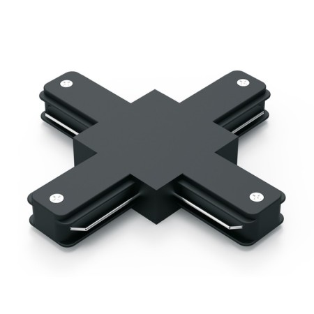 Connector (X-shaped) Gauss, black color