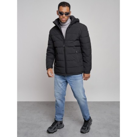 Sports male winter, size 50, black color-10