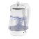 Electric kettle Energy E-207, glass, 1.7 l, 2200 watts, white