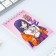 Notepad on the crest in a cage A7, 40 liters. Cover coated paper "Anime"