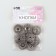 The buttons are sewing, decorative, d = 23 mm, 5 pcs, the color is gray