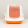 Pet -it house-house for cats Comfort, (scoop in a set), 57x39x41, orange/white