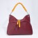 Bag-bag, lightning department, 3 outer pockets, long belt, burgundy/yellow color
