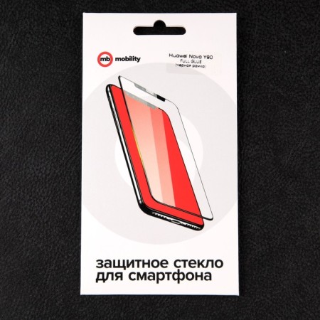 Protective glass Mobility, for Huawei Nova Y90, full glue, black-2