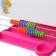 Prayer for children's bilateral “Knowledge Board” is regulated in height, + educational supplies, pink color