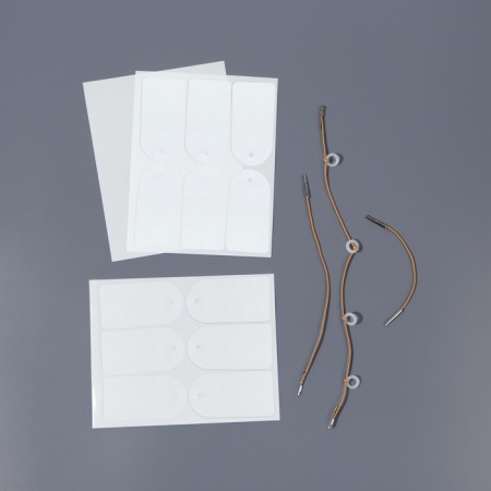 Tipes for makeup to correct the oval of the face, set - 2 items (applications, elastic bands)-3