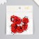 Buttons wood for creativity 2 punctures "ladybugs" set 10 pcs 2.7x3 cm