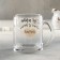 Glass mug "Wishes", 320 ml, MIX drawing