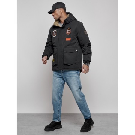 Male Winter jacket, size 56, black color-5