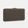 Women's wallet on the button, khaki color