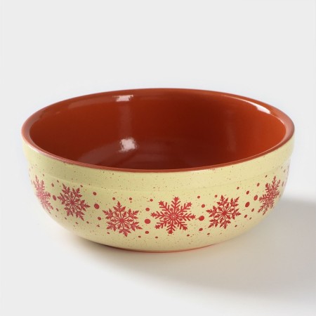 Salator "Snowflakes", d = 19 cm, 1.4 liters