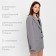 Women's jacket Minaku: Classic Black and White Color, Rr. 46-48