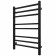 Electric towel Grois Alex, 500x800 mm, 8 crossbars, lower, black