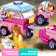 Constructor Pink Dream "Machine with a trailer", 116 parts