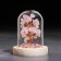 Souvenir in the dome "Tree of love. Pink quartz", natural stone, 10 x 7 cm