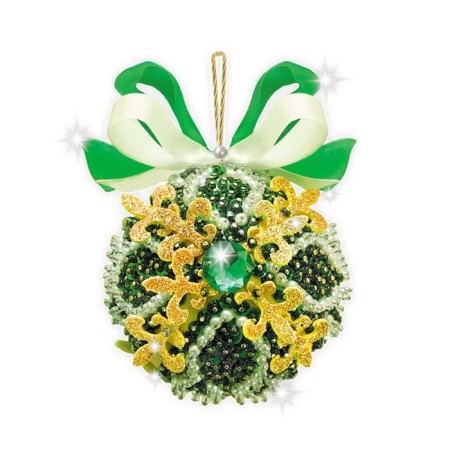 New Year's ball from the sequins "Emerald"