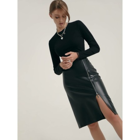 Women's skirt lu, size XS, color Black