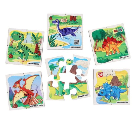 Set of puzzles "Dinosaurs"-1
