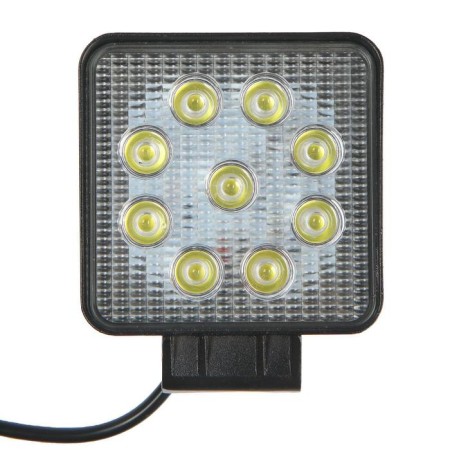 Farah LED SkyWay Off Road, square, 12/24 V, 27 W, 9 diodes, 110 x 110 mm, near light