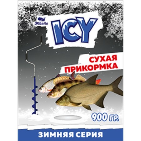 Bait winter ICY "Drill" dry, package, 900 g