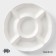 Menzhitsa Porcelain 5 Magistro cells "Blanche", 24.7 × 24.5 × 2.7 cm, white color