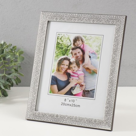 Photo frame plastic 20x25 cm "Krakelyur. Black on white" 23.4x28.5 cm-1