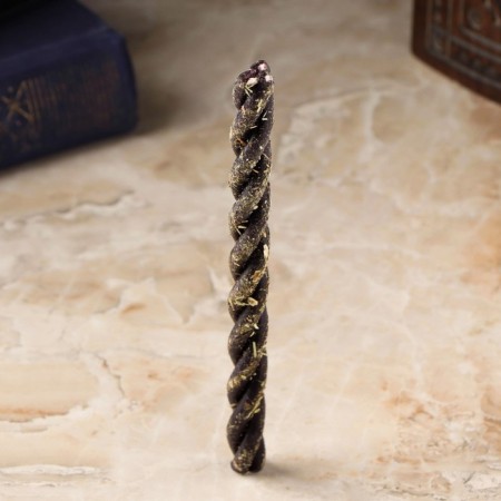 Candle-scruff "from bad habits", wormwood, nettles, St. John's wort and juniper, 16x1.2 cm, black-1
