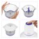 KitFort KT-3050-1, plastic grinder, 400 W, 1.5 l, 2 speeds, white-violet